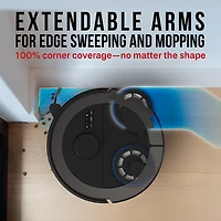 bObsweep Maxim All-in-One WiFi Connected Self-Empty Robot Vacuum & Mop - Titanium