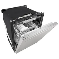 Lave-vaisselle encastrable 24 po 44 dB avec troisième panier FlushFit de LG (LDNPM654S) - Acier inoxydable