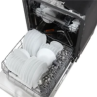 Lave-vaisselle encastrable 24 po 44 dB avec troisième panier FlushFit de LG (LDNPM654S) - Acier inoxydable