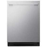 Lave-vaisselle encastrable 24 po 39 dB avec troisième panier FlushFit de LG (LDNTH862S) - Acier inoxydable