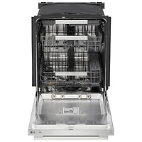 Lave-vaisselle encastrable 24 po 39 dB avec troisième panier FlushFit de LG (LDNTH862S) - Acier inoxydable