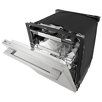 Lave-vaisselle encastrable 24 po 39 dB avec troisième panier FlushFit de LG (LDNTH862S) - Acier inoxydable