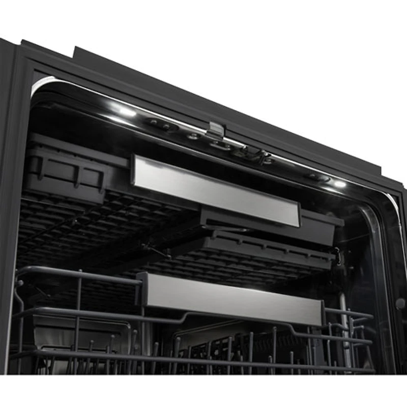 Lave-vaisselle encastrable 24 po 39 dB avec troisième panier FlushFit de LG (LDNTH862S) - Acier inoxydable