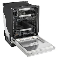 Lave-vaisselle encastrable 24 po 39 dB avec troisième panier FlushFit de LG (LDNTH862S) - Acier inoxydable
