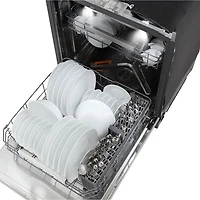 Lave-vaisselle encastrable 24 po 39 dB avec troisième panier FlushFit de LG (LDNTH862S) - Acier inoxydable