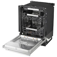 Lave-vaisselle encastrable 24 po 39 dB avec troisième panier FlushFit de LG (LDNTH862S) - Acier inoxydable