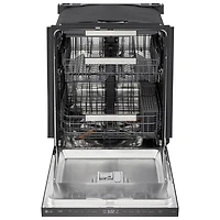 LG FlushFit 24" 44dB Built-In Dishwasher with Third Rack (LDNPM654D) - Black Stainless Steel