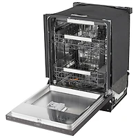 LG FlushFit 24" 44dB Built-In Dishwasher with Third Rack (LDNPM654D) - Black Stainless Steel