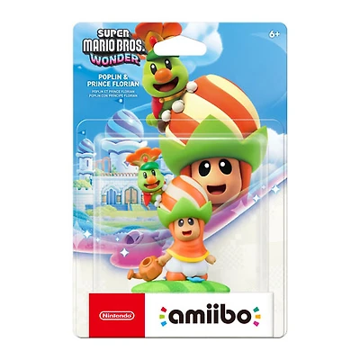 amiibo Super Mario Bros. Wonder Poplin & Prince Florian