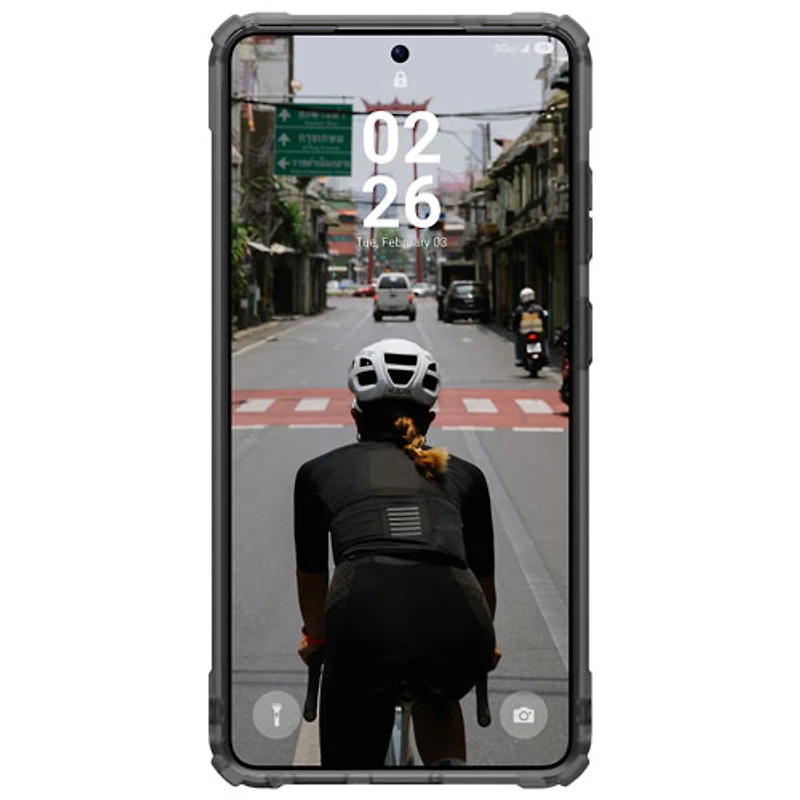 Étui rigide ajusté d'Urban Armor Gear avec aimant et béquille pour Galaxy S26 Ultra - Cendré/Titane