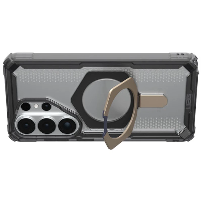 Étui rigide ajusté d'Urban Armor Gear avec aimant et béquille pour Galaxy S26 Ultra - Cendré/Titane