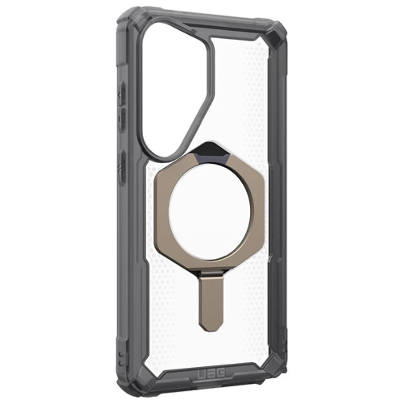 Étui rigide ajusté d'Urban Armor Gear avec aimant et béquille pour Galaxy S26 Ultra - Cendré/Titane