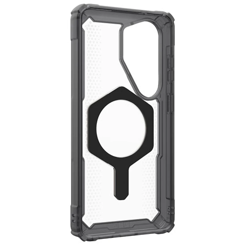 Étui rigide ajusté d'Urban Armor Gear avec aimant et béquille pour Galaxy S26 Ultra - Cendré/Titane