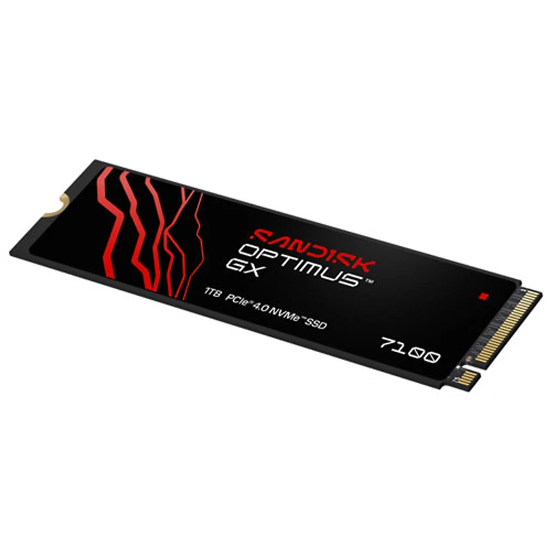 Disque SSD interne NVMe PCIe de 1 To Optimus GX 7100 de Sandisk (SDSP71100TAN-000E0)