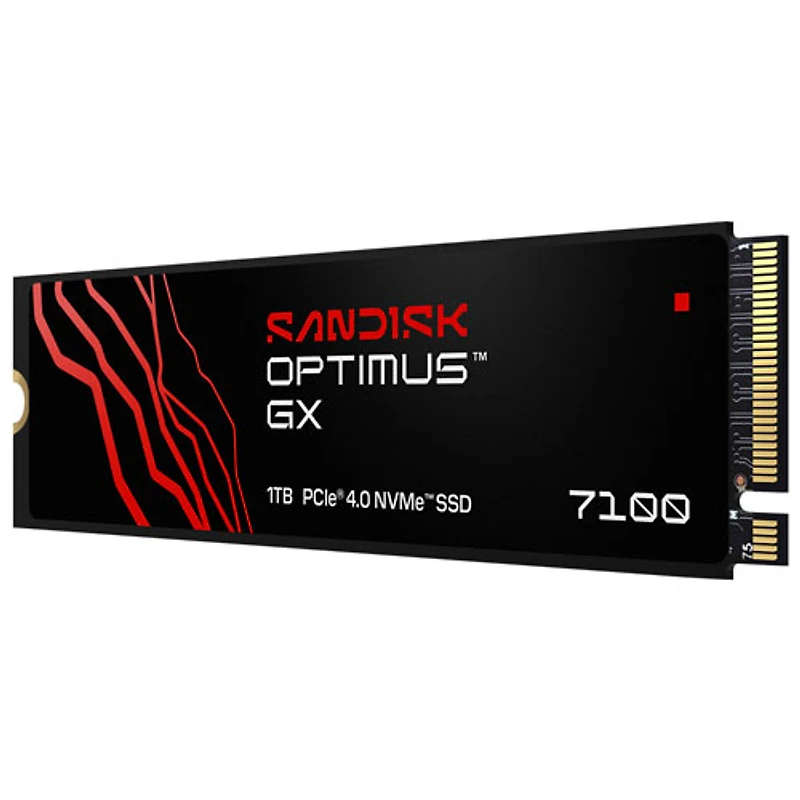 Disque SSD interne NVMe PCIe de 1 To Optimus GX 7100 de Sandisk (SDSP71100TAN-000E0)