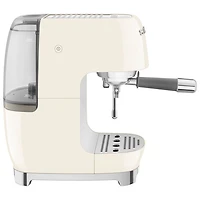 Machine à espresso manuelle avec infusion à froid de Smeg - Crème