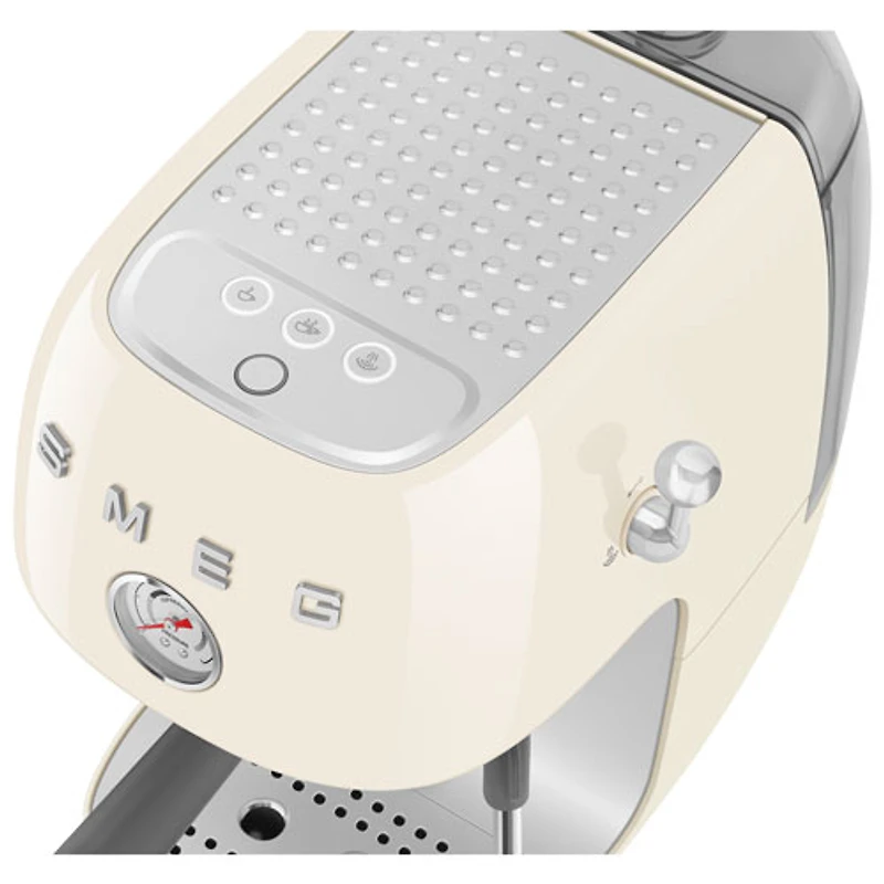 Machine à espresso manuelle avec infusion à froid de Smeg - Crème