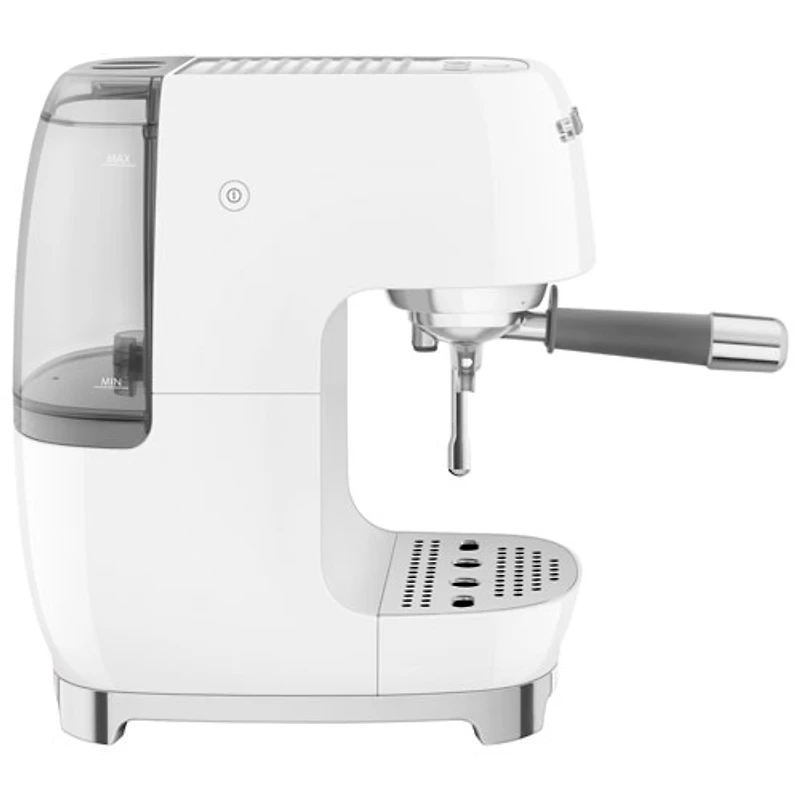 Smeg Manual Espresso Machine with Cold Brew - White
