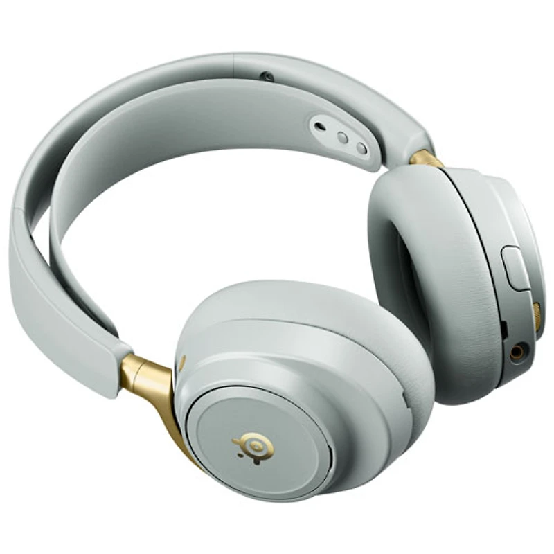Casque de jeu sans fil Arctis Nova Elite de SteelSeries - Sauge/Doré