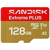 SanDisk Extreme Plus 128GB 250MB/s microSD UHS-I Memory Card