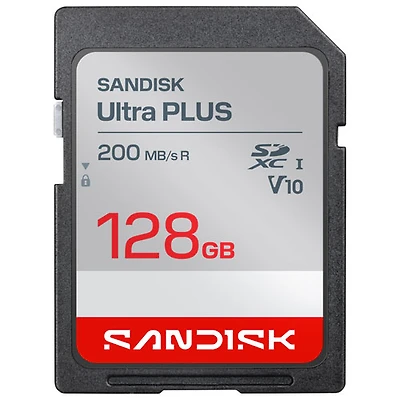 Carte mémoire SDXC 128 Go 200 Mo/s Ultra Plus de SanDisk
