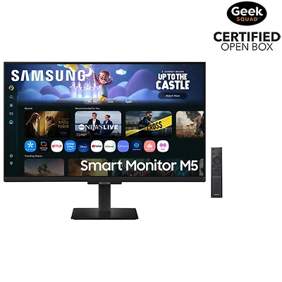 Open Box - Samsung 32" FHD 60Hz 4ms GTG VA LED Gaming Monitor (LS32FM500ENXZA) - Black