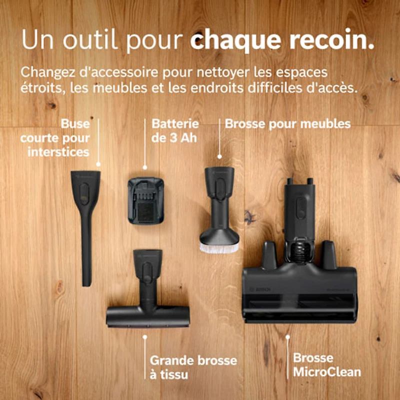 Aspirateur-balai sans fil Unlimited 9 de Bosch - Blanc