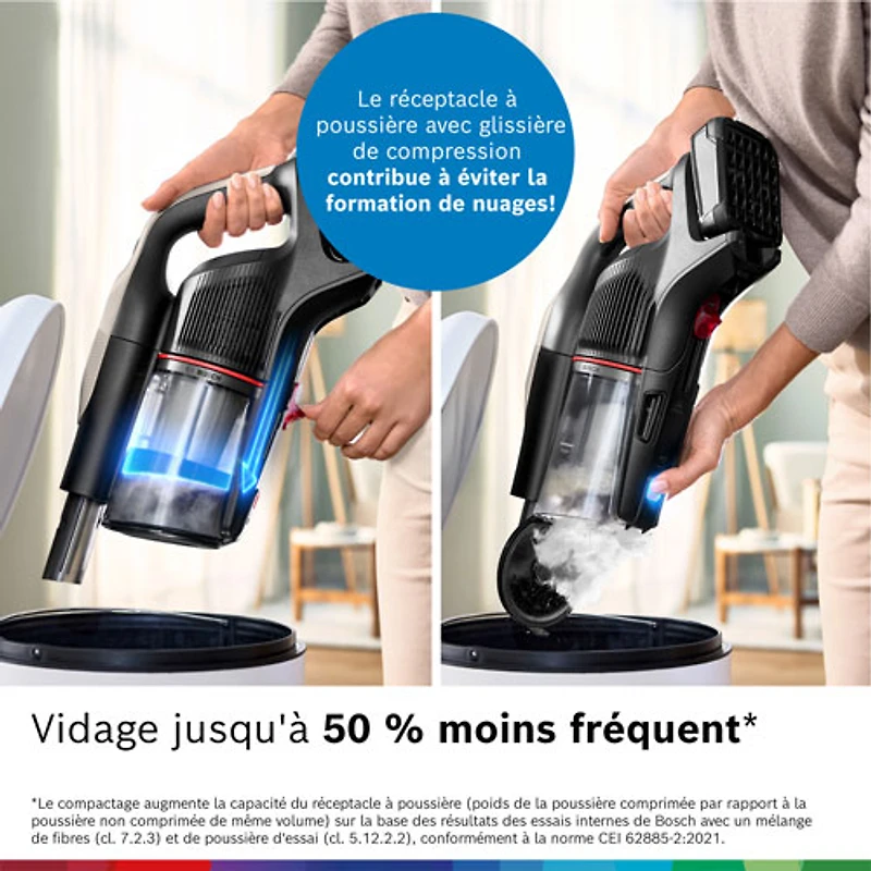 Bosch Unlimited 9 Cordless Stick Vacuum - Dark Cream