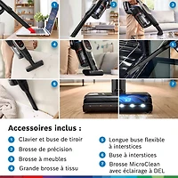 Aspirateur-balai sans fil Unlimited 9 de Bosch - Crème foncée