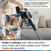 Aspirateur-balai sans fil Unlimited 9 de Bosch - Crème foncée