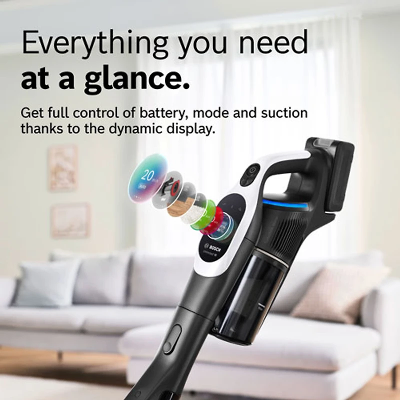 Aspirateur-balai sans fil Unlimited 10 de Bosch - Blanc