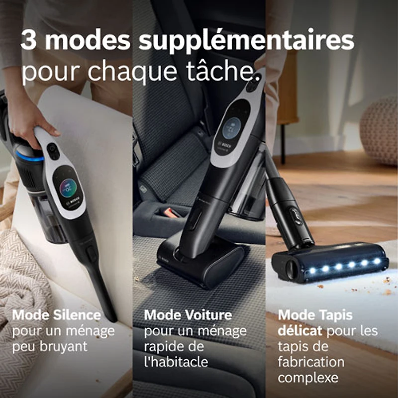 Aspirateur-balai sans fil Unlimited 10 de Bosch - Blanc