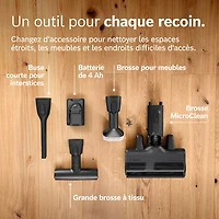Aspirateur-balai sans fil Unlimited 10 de Bosch - Blanc