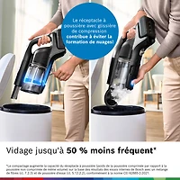 Aspirateur-balai sans fil Unlimited 10 de Bosch - Blanc