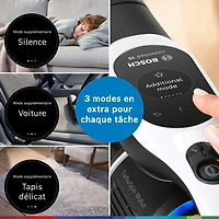 Aspirateur-balai sans fil Unlimited 10 de Bosch - Blanc