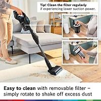 Bosch Unlimited 10 Cordless Stick Vacuum - Black