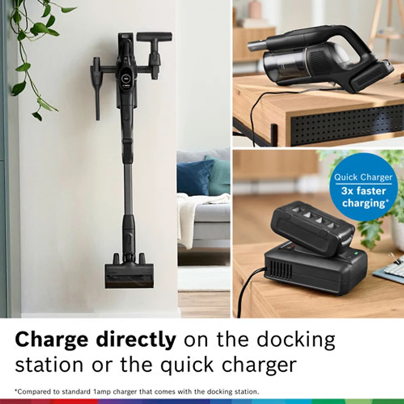 Bosch Unlimited 10 Cordless Stick Vacuum - Black