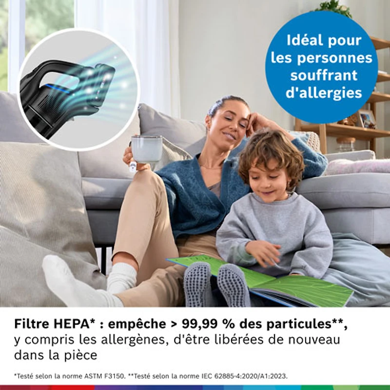 Bosch Unlimited 10 Cordless Stick Vacuum - Black