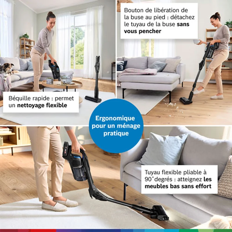 Bosch Unlimited 10 Cordless Stick Vacuum - Black