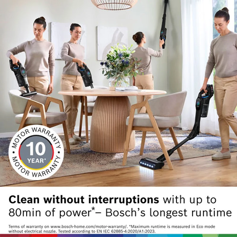 Bosch Unlimited 10 Cordless Stick Vacuum - Black