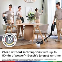 Bosch Unlimited 10 Cordless Stick Vacuum - Black