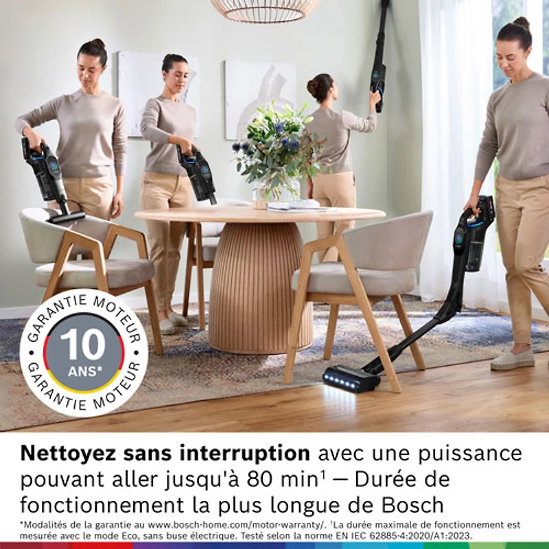 Bosch Unlimited 10 Cordless Stick Vacuum - Black