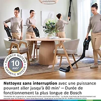 Bosch Unlimited 10 Cordless Stick Vacuum - Black