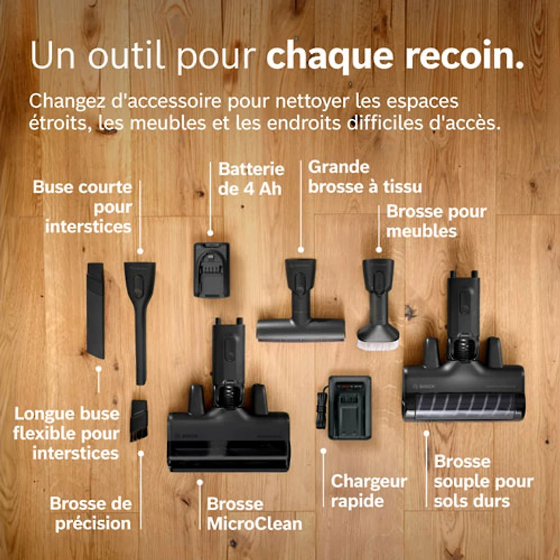 Bosch Unlimited 10 Cordless Stick Vacuum - Black