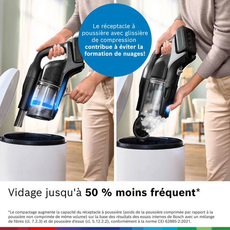 Bosch Unlimited 10 Cordless Stick Vacuum - Black