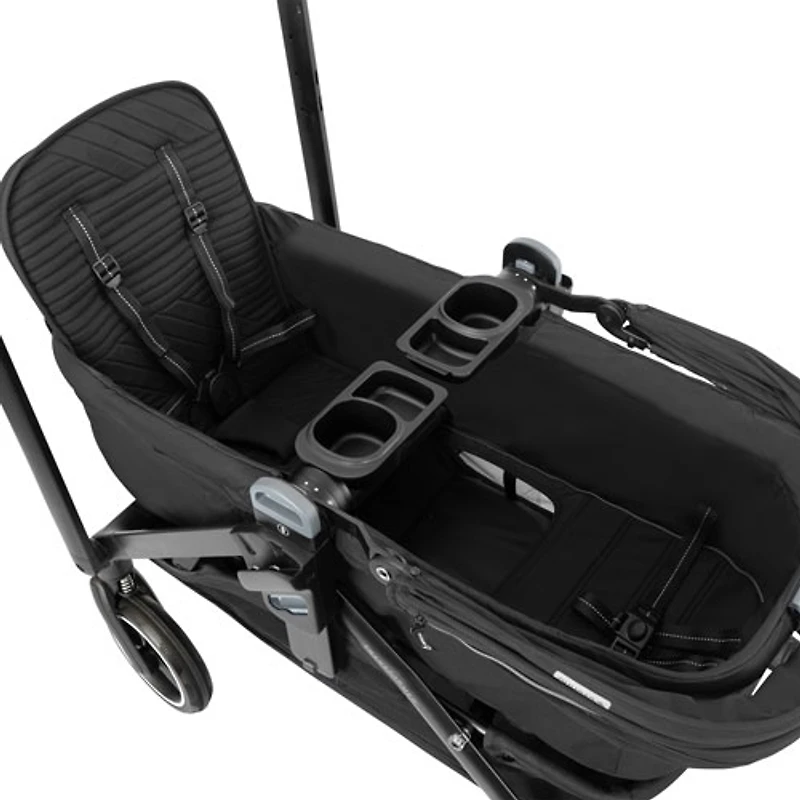 Evenflo Transformer Wagon to Full-Size Stroller - Pitch Black