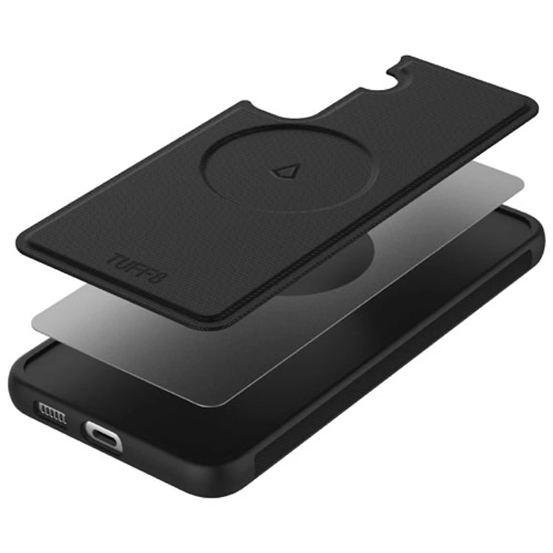 TUFF8 Switch Wallet Case for Galaxy A17 - Black
