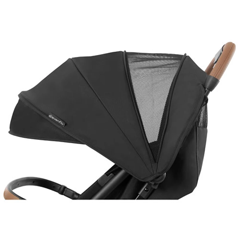 Système de transport Otto+ avec siège d'auto pour bébé LiteMax d'Evenflo - Noir chia