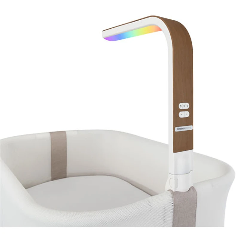 Lit de bébé ajustable à 3 hauteurs Cora d'Evenflo - Café côtier