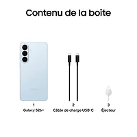 Galaxy S26+ (Plus) de Go de Samsung - Bleu ciel